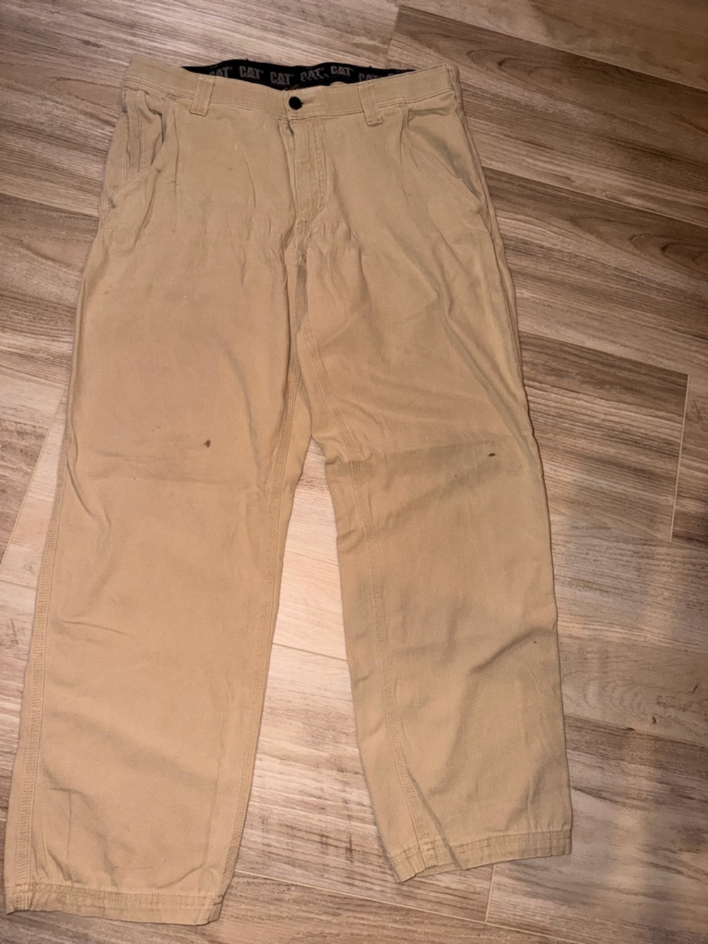 Caterpillar Tan Work Chinos
